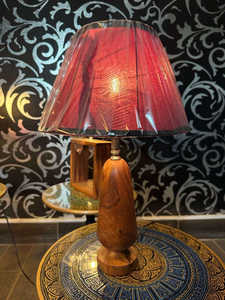 Lámpara de madera natural de alta calidad, lámpara de mesa de madera maciza para dormitorio, mesita de noche, sala de estar, oficina, accesorio de iluminación decorativo - Product Image 3