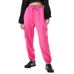 Pantalones Jogger Bootcut para Mujer, Cintura Alta, Cordón Ajustable, Puños Elásticos, Dobladillo Acampanado, Transpirables, de Algodón y Spandex, Estilo Retro - Product Image 1