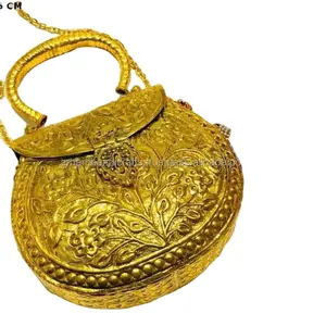 独特的最高质量手工制作的漂亮全黄铜时尚手提包，由奢华工艺品以低廉的价格提供