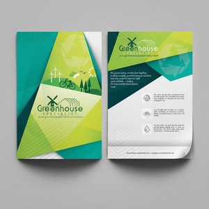 Plantilla de Diseño de Folletos Modernos con Diseño Geométrico y Tipografía Profesional para Uso en Marketing Empresarial - Product Image 5