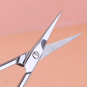 กรรไกรตัดเล็บรัสเซียคุณภาพสูง สแตนเลสสตีล กรรไกรตัดคิ้วมืออาชีพ ตัดแต่งขนจมูก อุปกรณ์แต่งหน้า - Product Image 3