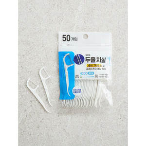 Hilo dental de doble línea 420D, paquete de 50 piezas - Product Image 1