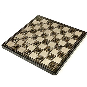 Juego de Ajedrez de Metal de Lujo, Piezas Metálicas Doradas y Plateadas Vintage, Tablero de Madera, Juego de Ajedrez Clásico Decorativo Personalizado al por Mayor - Product Image 6