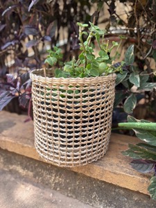 Basic Rattan Flower <b>Pot</b> <b>Holder</b> Suitable For Indoor Outdoor Balcony And Garden Plant Decoration Purpose Wholesale From India - Product Image 5