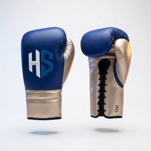 Wholesale Custom Logo Boxing Gloves 12oz 16oz Sizes Cowhide <b>Leather</b> Adjustable <b>Wrist</b> <b>Strap</b> Outdoor Competitive - Product Image 2