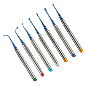 Kit d'extraction dentaire en acier inoxydable chirurgical de qualité supérieure, comprenant des forceps et un élévateur radiculaire, plusieurs couleurs - Product Image 2