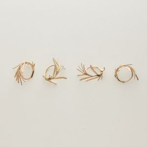 Designer Crafted Metal Napkin Ring Decorative Stylish <b>Dining</b> <b>Table</b> <b>Ornament</b> Home Interior - Product Image 3