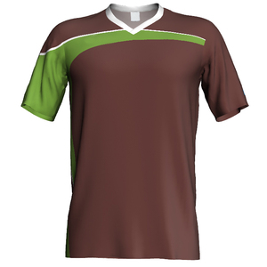 Camiseta de Fútbol con Cuello en V, Cuello Acanalado Personalizado, Fabricación de Ropa Deportiva para Equipos - Product Image 1