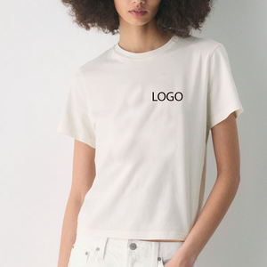 T-shirt classique à col rond en mélange de coton léger, idéal pour le quotidien, prix fabricant, design uni, coupe confortable et décontractée 2026 - Product Image 1