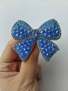 Elegant Handmade Floral Embroidery Beaded Brooch Pin-Customizable Design Unisex Wedding Gift - Product Image 3