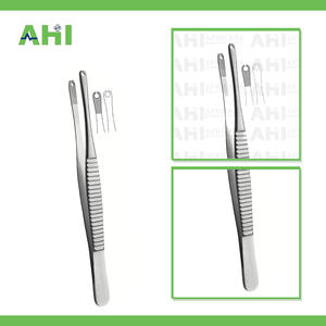 Pinzas de Sutura Manuales AHI, Rectas, de Acero Inoxidable, Certificación CE Clase I, Instrumento Quirúrgico, Uso en UCI, Modelo de Calidad Premium - Product Image 2