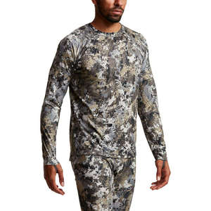 Unisex Long Sleeve Digital Camouflage Tactical <b>Base</b> <b>Layer</b> Shirt Moisture-Wicking Quick-Dry Hunting Performance Apparel - Product Image 2