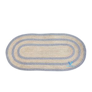 New Arrival Boho <b>Rustic</b> <b>Rug</b> Natural Seagrass Water Hyacinth Woven Handmade Vintage Farmhouse Bedroom Living Room Home Decor - Product Image 5