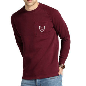 Sudadera Hombre Manga Raglán Algodón Calidad Premium Logotipo Personalizado Bordado Slim Fit Estilos de Invierno Fabricante Directo 3D - Product Image 1