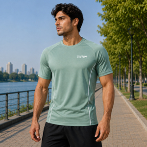 Hot-Selling Short Sleeve T-<b>Shirt</b> <b>for</b> <b>Men</b> Quick-Dry Running Short Sleeves Training Top Fitness Training T-<b>shirt</b> - Product Image 3