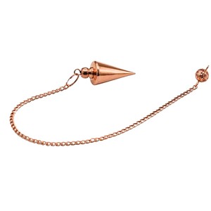Pendentif Feng Shui en Cuivre en Forme de Cône avec Tête Sphérique pour Guérison Énergétique, Divination et Art Écologique – Vente en Gros - Product Image 2