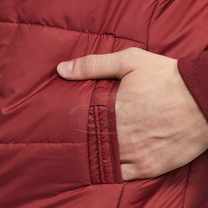 Veste en duvet matelassée de haute qualité pour hommes Manteau à bulles d'hiver par temps froid avec service OEM Techniques de teinture unie - Product Image 4