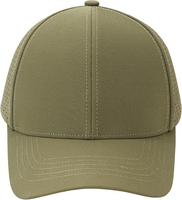 Gorra Deportiva Personalizada de 6 Paneles, de Mezclilla y Poliéster, con Orificios, de Secado Rápido, Transpirable, Impermeable, para Actividades al Aire Libre