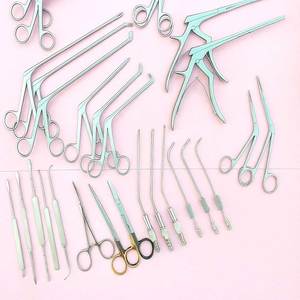 Ensemble d'instruments chirurgicaux endoscopiques orthopédiques réutilisables pour la chirurgie nasale FESS, pour les interventions minimalement invasives chez les chiens - Product Image 6