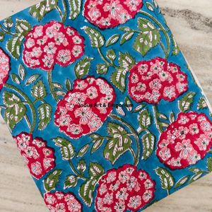 Block Print Cotton Cambric 60X60 Running Fabric Traditional Jaipuri Print Cotton Fabric - Product Image 5