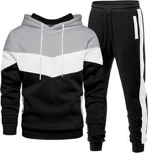 Conjuntos Deportivos de Lujo para Hombre, de 2 Piezas, con Capucha, Cintura Elástica, Talla Grande, Ligeros y Cómodos, para Gimnasio y Fitness - Product Image 1