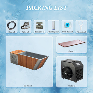<span class=keywords><strong>Bain</strong></span> <span class=keywords><strong>de</strong></span> <span class=keywords><strong>glace</strong></span> extérieur avec refroidisseur intégré, <span class=keywords><strong>armoire</strong></span> en bois <span class=keywords><strong>de</strong></span> cèdre et revêtement en acier inoxydable - Product Image 6