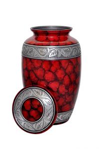 Elegant Brown Metal Cremation Urn - Decorative Brass Funeral Urns for Ashes Adult - <b>Large</b> Memorial Keepsake <b>Jar</b> - Factory Price - Product Image 6