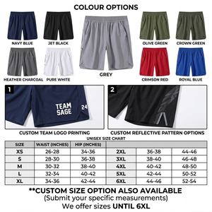Pantalones Cortos Deportivos de Alto Rendimiento en Tela de Poliéster de Primera Calidad con Logotipo y Diseño Personalizados a Precio de Mayoreo - Product Image 2