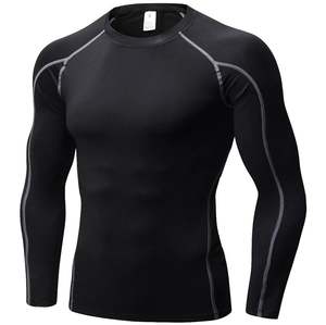 Rashguard homme de qualité supérieure, prix abordable, durable, confortable, compression, nouvelle arrivée. - Product Image 6