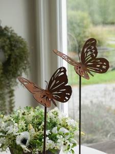 Metal Sunflower Garden Stake Outdoor Decor Simple Style Aluminium Plant Sculpture - Product Image 4