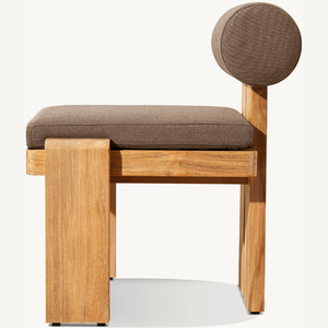 เฟอร์นิเจอร์เก้าอี้ไม้สักสไตล์โมเดิร์นเรียบง่าย พร้อมฟองน้ำนุ่ม ทนทาน และมีคุณภาพดี - Product Image 6