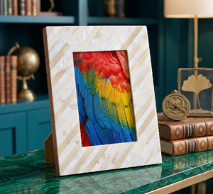 4x6 <b>Picture</b> <b>Frame</b> Hand Carved White Gold Vintage Antique Desk and <b>Wall</b> Hanging Wedding Gift Wood Rustic Decorative <b>Wall</b> Mount - Product Image 3