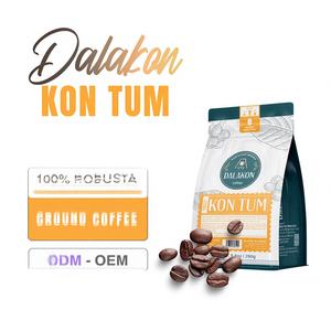Café Molido Dalakon Premium con Cafeína, Robusta Tostado Claro con Miel, Sabor Suave a Caramelo de Vietnam, Bolsa con Cierre Hermético - Product Image 2