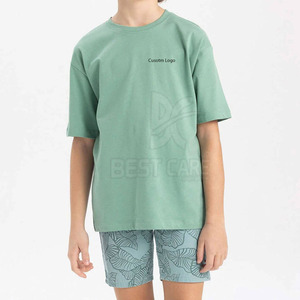 T-shirt surdimensionné pour enfant, design personnalisé, léger, respirant, de qualité supérieure, à prix avantageux. - Product Image 2