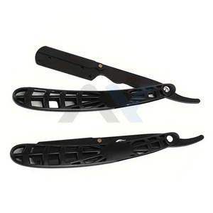 Support de rasoir professionnel blanc portable pour barbier, manche creux, rasage du visage et du corps pour hommes, léger, pour salon de coiffure, rasage en douceur - Product Image 1