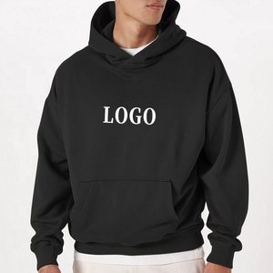 Superior Quality New Arrival Men's Casual Pullover Hoodies Front Solid Loose Fleece Polyester/Cotton Breathable Waterproof - Product Image 5