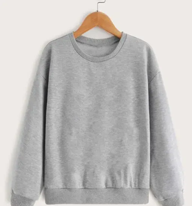 Sweat-shirt pour homme en coton biologique durable, fabriqué par le fabricant, écologique, respirant, toucher doux, col rond, en gros - Product Image 1