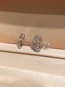 Pendientes de Diamantes Cultivados en Laboratorio, Corte Brillante, 2.23ct, Oro Blanco de 14k, Joyería Fina Elegante para Mujer - Product Image 5