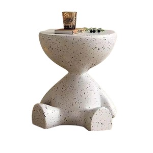 โต๊ะข้างรูปหมีเทอร์ราซโซคุณภาพสูงหรูหรา โต๊ะวางของอเนกประสงค์ สไตล์มินิมอล เฟอร์นิเจอร์สวน ตัวเลือกที่ดีที่สุดสำหรับตกแต่งภายในและภายนอก - Product Image 1