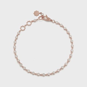 Bracelet tennis de luxe pour femme en diamants de laboratoire avec pierres rondes brillantes, or massif certifié IGI - Product Image 6
