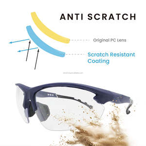 MIL-PRF 32432A Certified half frame length adjustable tactical glasses for Outdoor Tactical Eyewear - Product Image 4