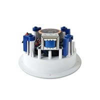 Vente chaude 5.5 pouces haut-parleurs de plafond coaxiaux haut-parleur moderne sans cadre métal Home cinéma système de son passif monté au plafond