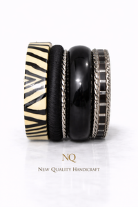 Luxury Resin Metal <b>Bangles</b> <b>Set</b> for Women Handmade Designer Ethnic Bracelet <b>Set</b> Traditional Indian Wedding Jewelry - Product Image 3