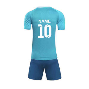 Conjunto de camiseta de fútbol deportiva cómoda y de secado rápido para hombre, 100% poliéster, uniformes de fútbol a la venta al por mayor. - Product Image 6