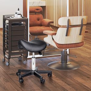 Poltrona Professionale Reclinabile in Pelle PU Nera per Salone, Tatuaggi e Spa, Ideale per Barbieri - Product Image 2
