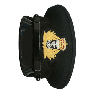 หมวกแก๊ปแบทแมน OEM สีดำ/เทา/น้ำเงินเข้มปักด้วยมือสัญลักษณ์เส้นลวดแท่ง100% ขนสัตว์ใช้กลางแจ้งในชีวิตประจำวัน - Product Image 5