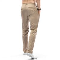 Celana Chino Slim Fit Kasual Pria Dengan Kancing, Loop Sabuk, Saku Samping, Celana Panjang Nyaman dan Elastis Untuk Kantor dan Bisnis
