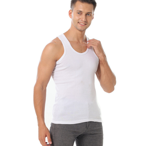 Custom <b>Men</b> Tank Top Blank Casual Sleeveless Shirt Plain <b>White</b> Sport Undershirt <b>Vest</b> - Product Image 5
