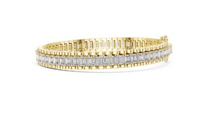 Pulsera de Diamantes Cultivados en Laboratorio con Corte Esmeralda, Oro Sólido de 14K IGI, para Regalo, Boda, Compromiso, Personalizable OEM/ODM - Product Image 6
