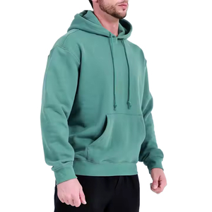 Sudadera con Capucha Extra Grande para Hombre, Personalizada con Logotipo OEM, Nueva, de Peso Pesado, Estilo Urbano, Bordada, para Invierno - Product Image 4
